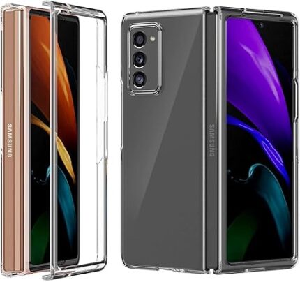 HUMBLE TPU + Poly Carbonate | Crystal Clear Back Cover Compatible with Samsung Galaxy Z Fold 2 Back Cover Scratch-Resistant Shockproof Smooth Feel Back Cover Compatible Samsung Galaxy Fold 2