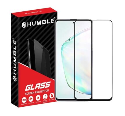 HUMBLE HD Tempered Glass Screen Protector Compatible With Samsung Galaxy S21 FE (6.4 Inches) With 9H Hardness Edge To Edge Coverage And Easy Self Installation Kit (HD-S21FE)