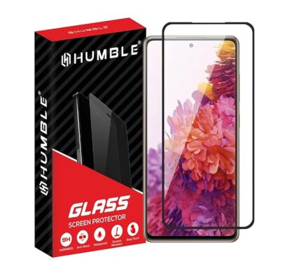 HUMBLE HD Tempered Glass Screen Protector Compatible With Samsung Galaxy S20 FE (6.5 Inches) With 9H Hardness Edge To Edge Coverage And Easy Self Installation Kit (HD-S20FE)